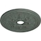 Ekena Millwork Rose and Ribbon Medallion (Canopies up to 4"), 23 5/8"OD x 4"ID x 1 1/2"P, Cloud Burst Crackle CM23ROCBC - alternate 3